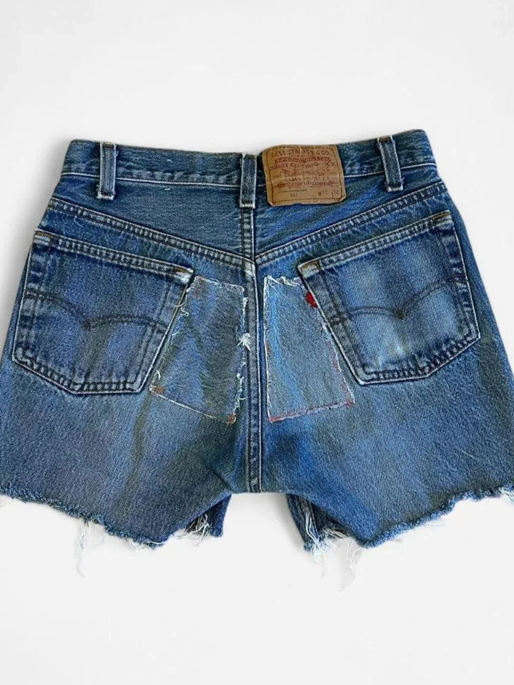 Levi's Denim Shorts with Patches